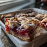 Cherry Crumble Pie Bars