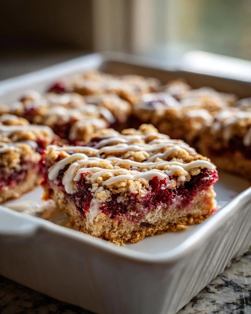 Cherry Crumble Pie Bars - detail 3