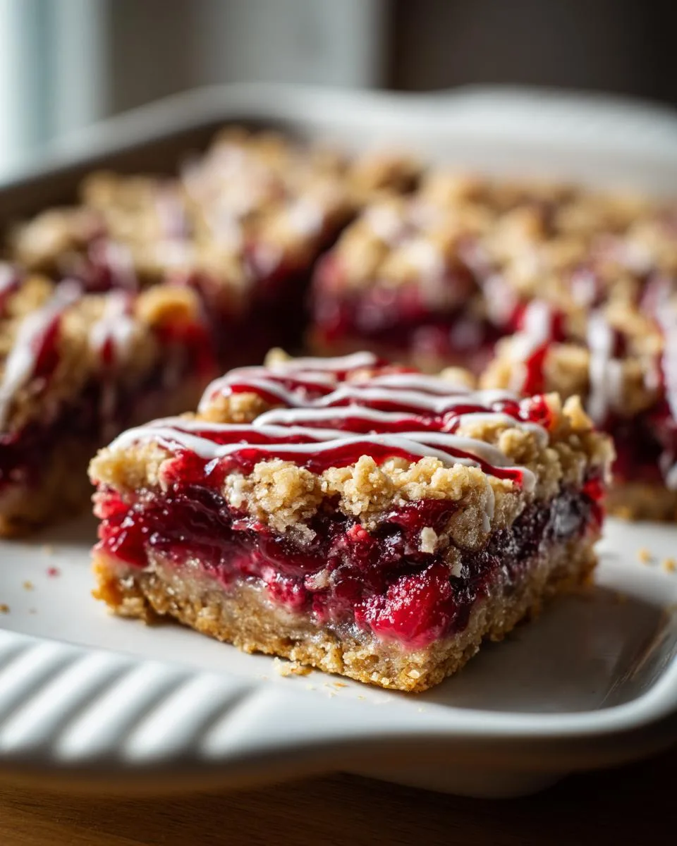 Cherry Crumble Pie Bars - detail 4