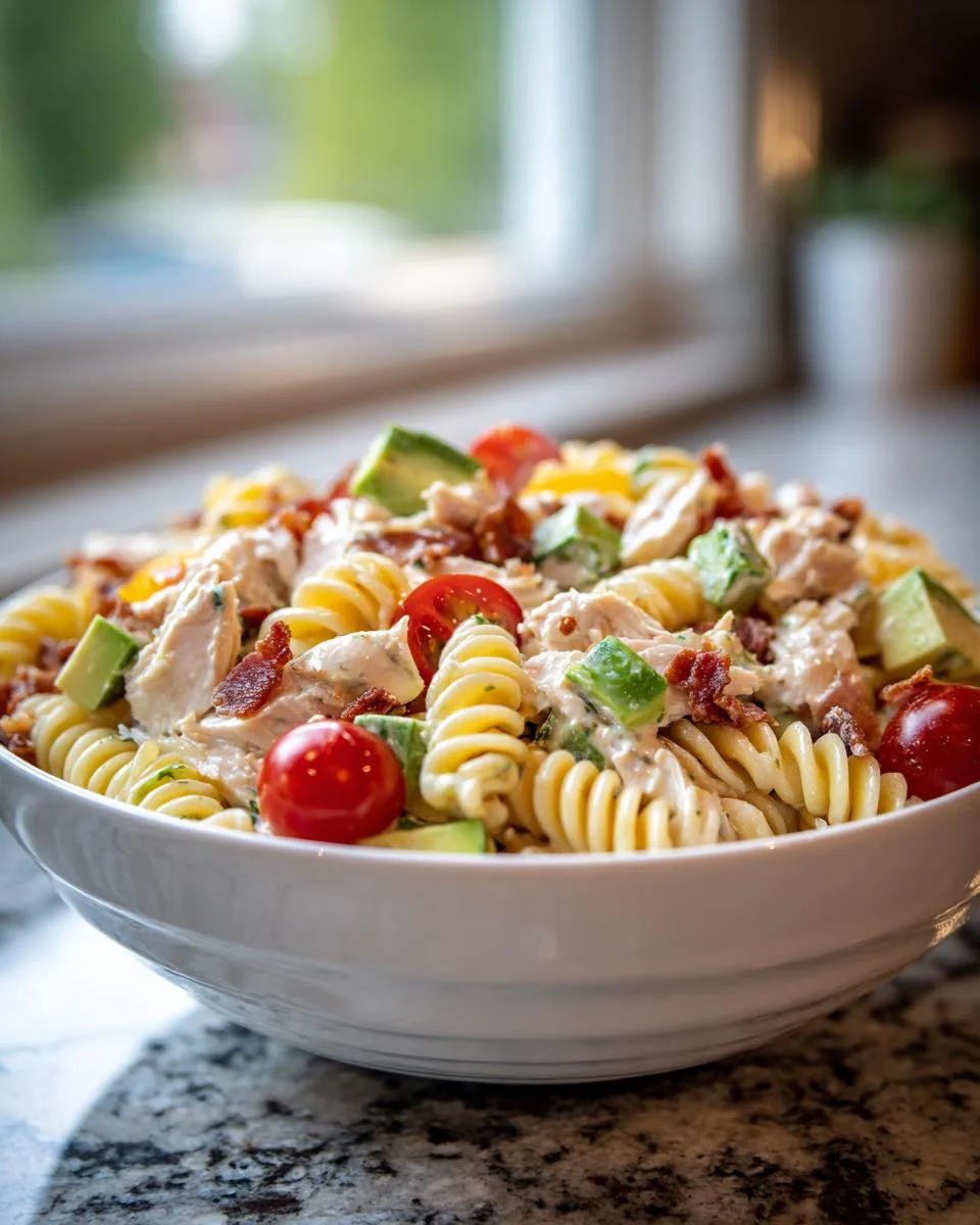 Chicken Club Pasta Salad Recipe - detail 2