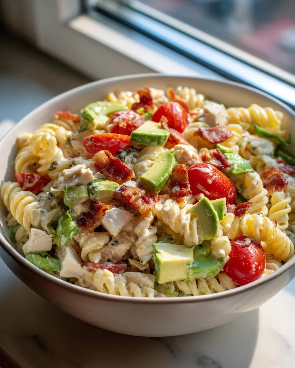 Chicken Club Pasta Salad Recipe - detail 3