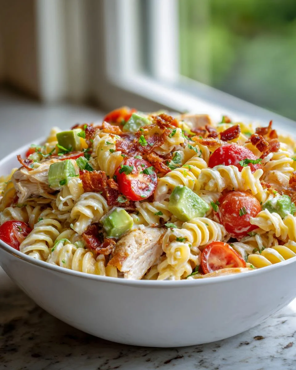 Chicken Club Pasta Salad Recipe - detail 4