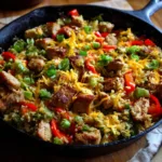 Chicken Fajita Rice Skillet