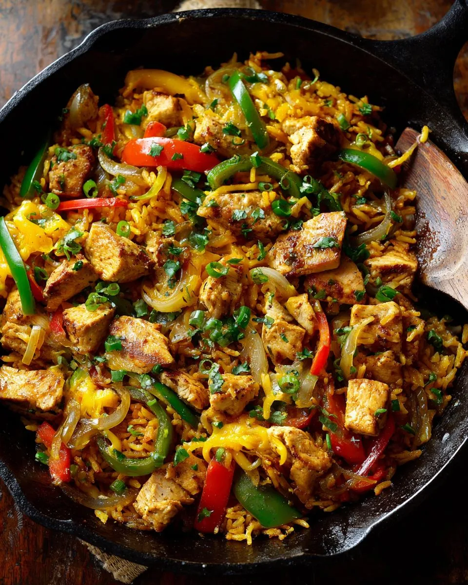Chicken Fajita Rice Skillet - detail 3