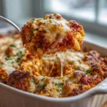 Chicken Parmesan Rice Casserole
