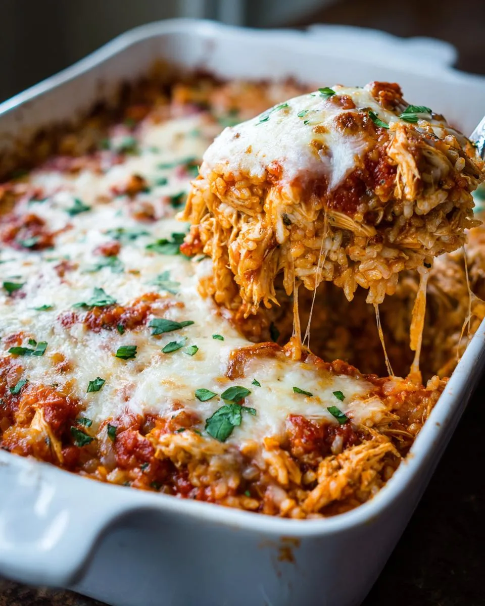 Chicken Parmesan Rice Casserole - detail 2