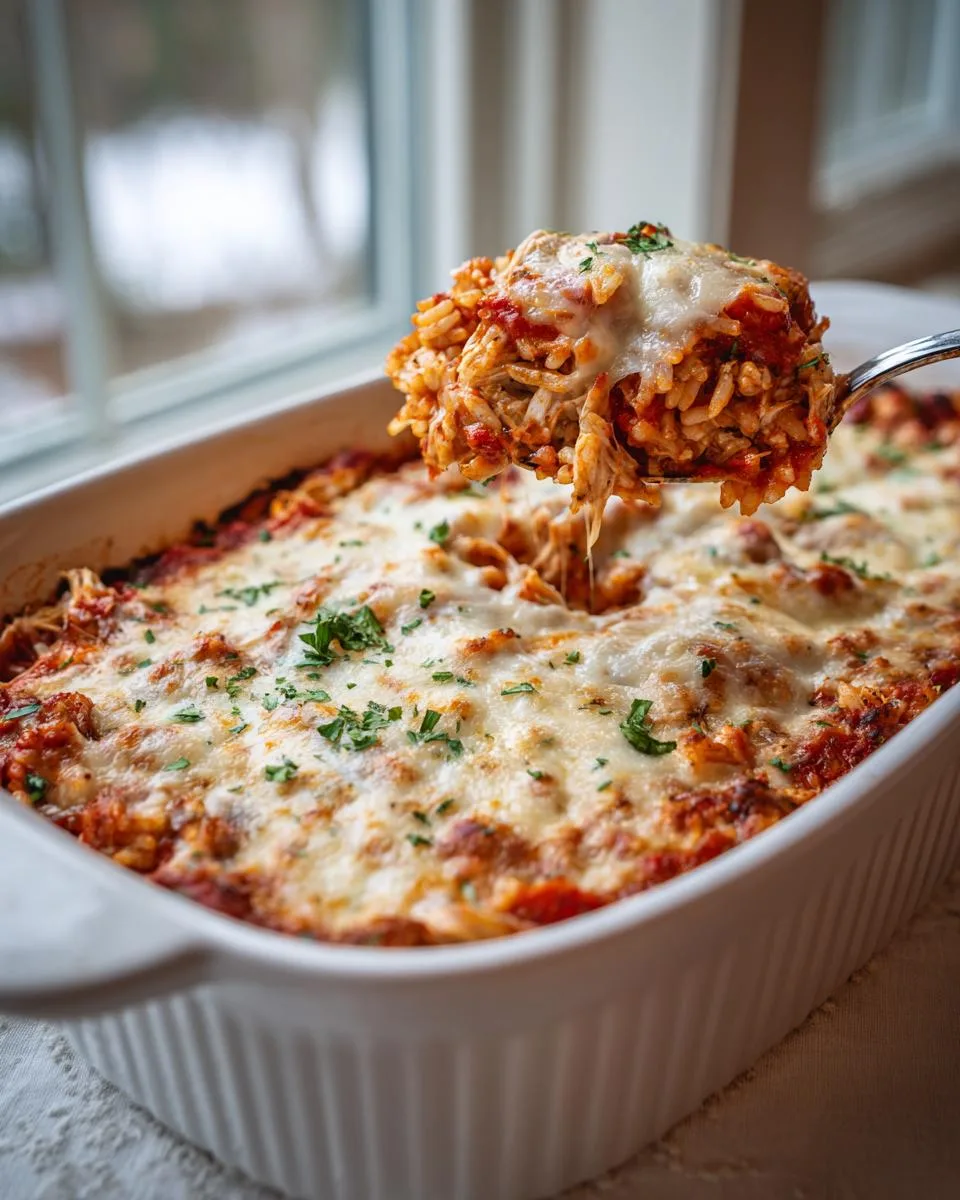 Chicken Parmesan Rice Casserole - detail 3