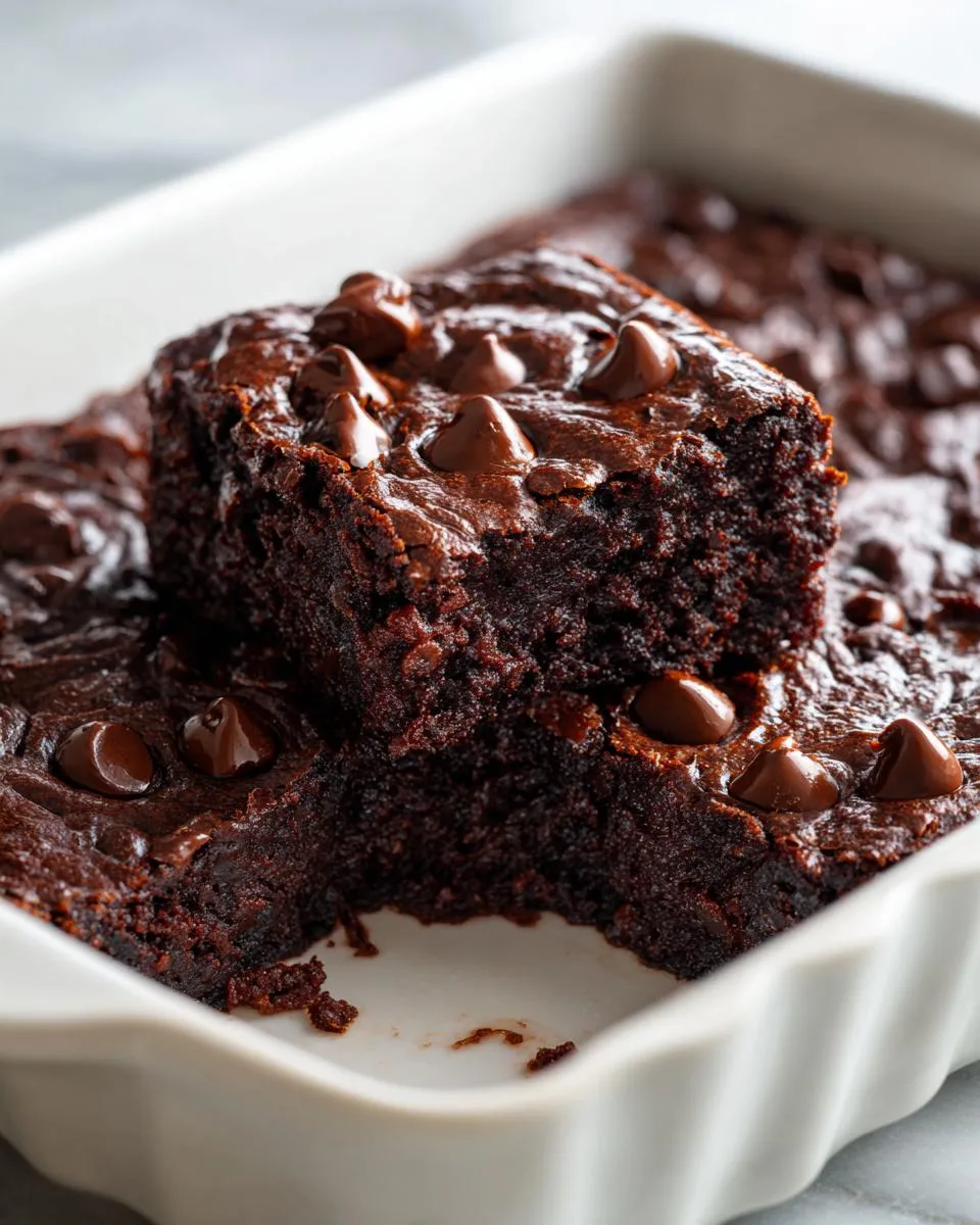 Chocolate Zucchini Brownies - detail 1
