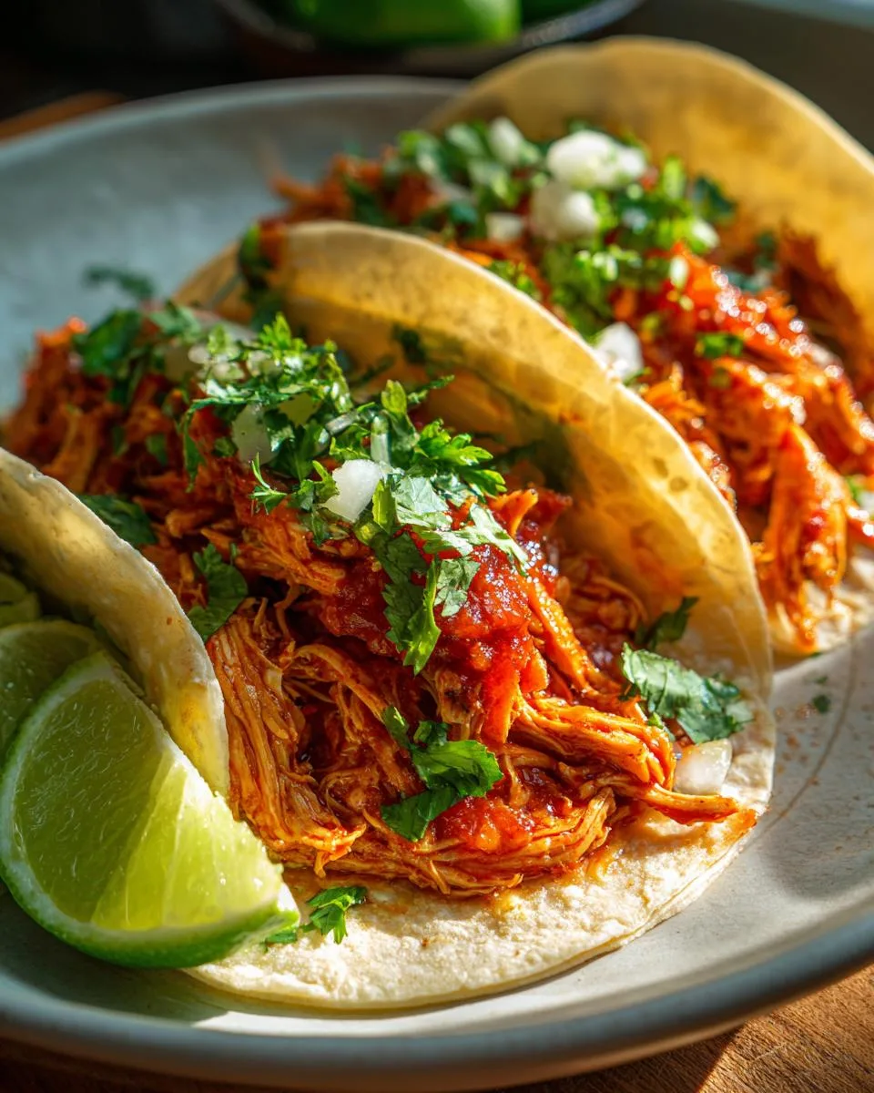 Cilantro Lime Chicken Tacos - detail 4
