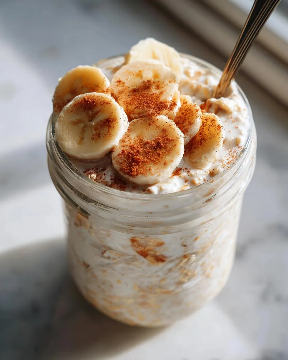 Cinnamon Banana Overnight Oats - detail 3