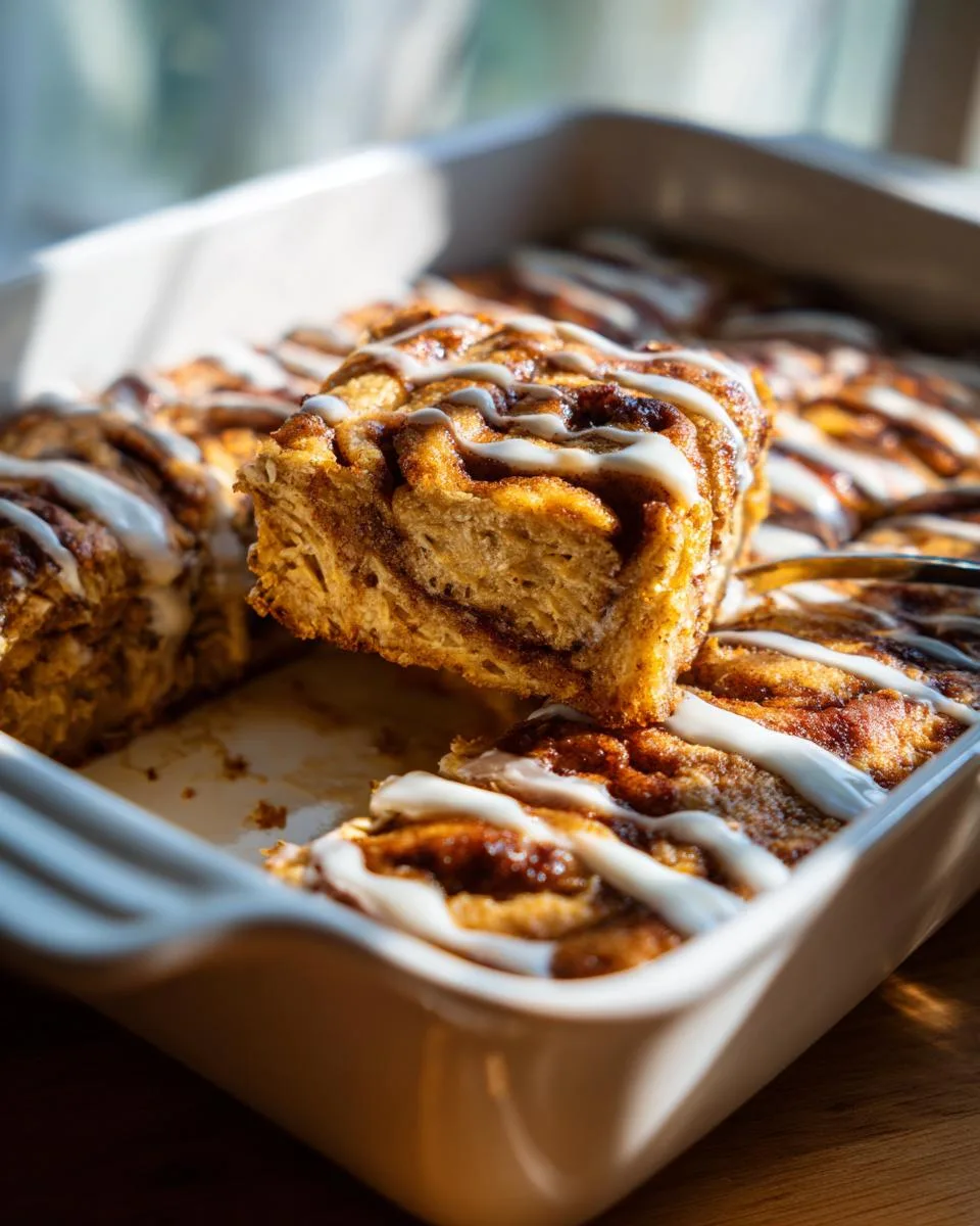 Cinnamon Roll Baked Oatmeal Squares - detail 2