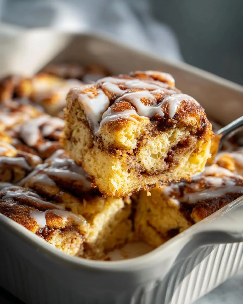 Cinnamon Roll Baked Oatmeal Squares - detail 3