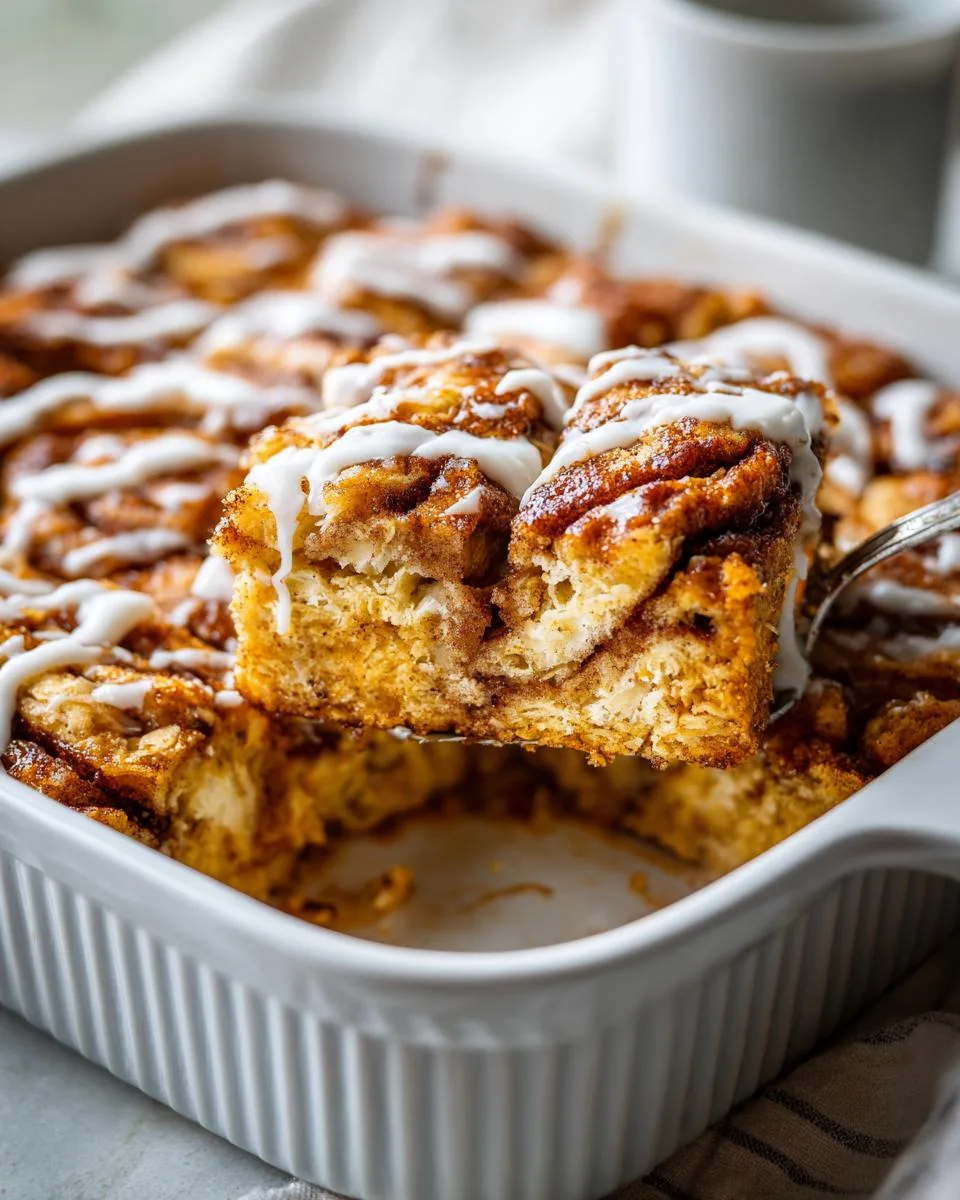 Cinnamon Roll Baked Oatmeal Squares - detail 4