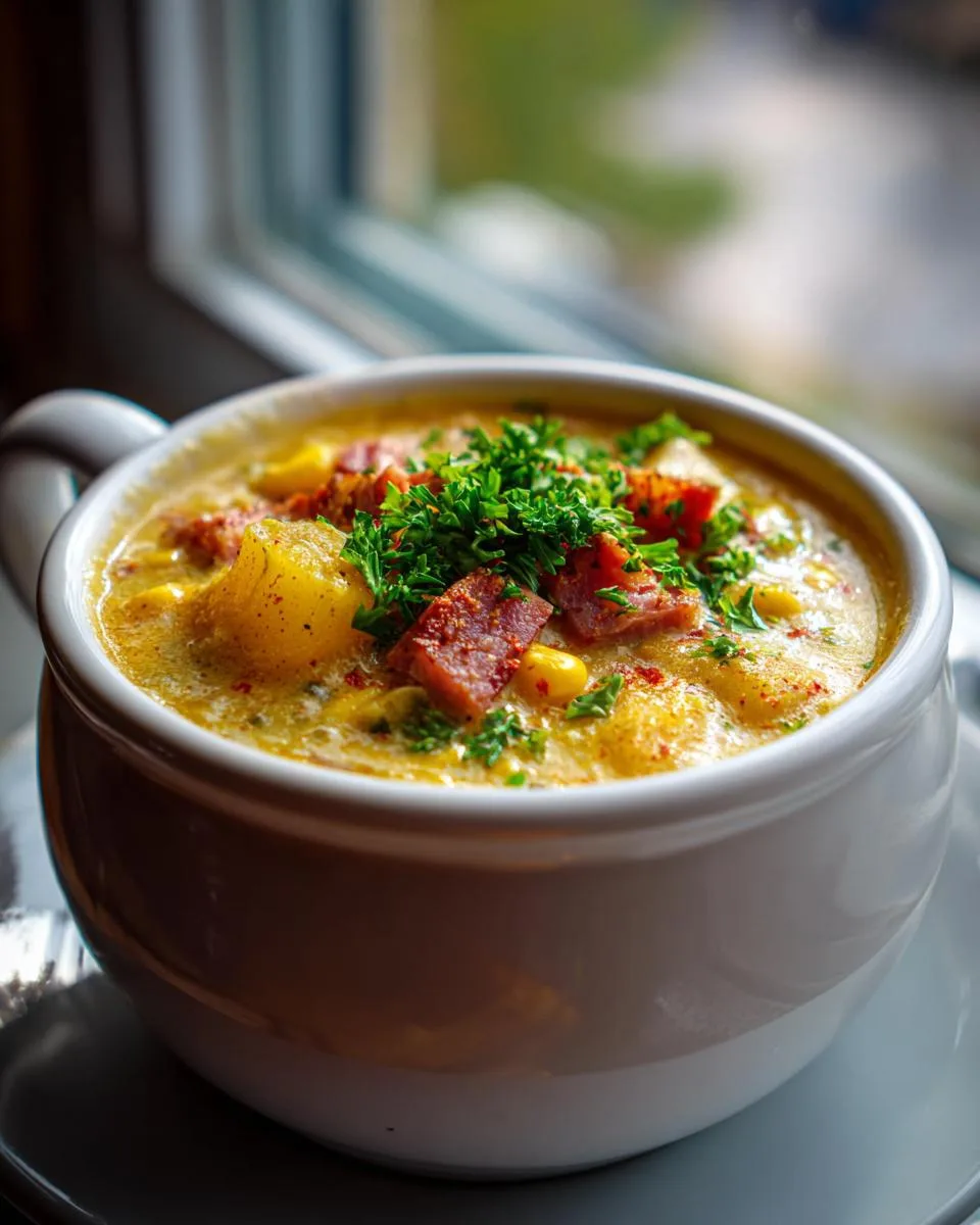 Classic Slow Cooker Corn Chowder - detail 3