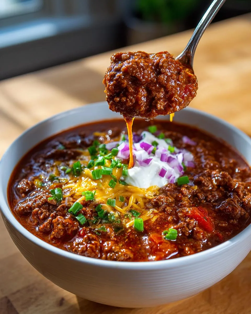 Copycat Texas Roadhouse Chili - detail 2
