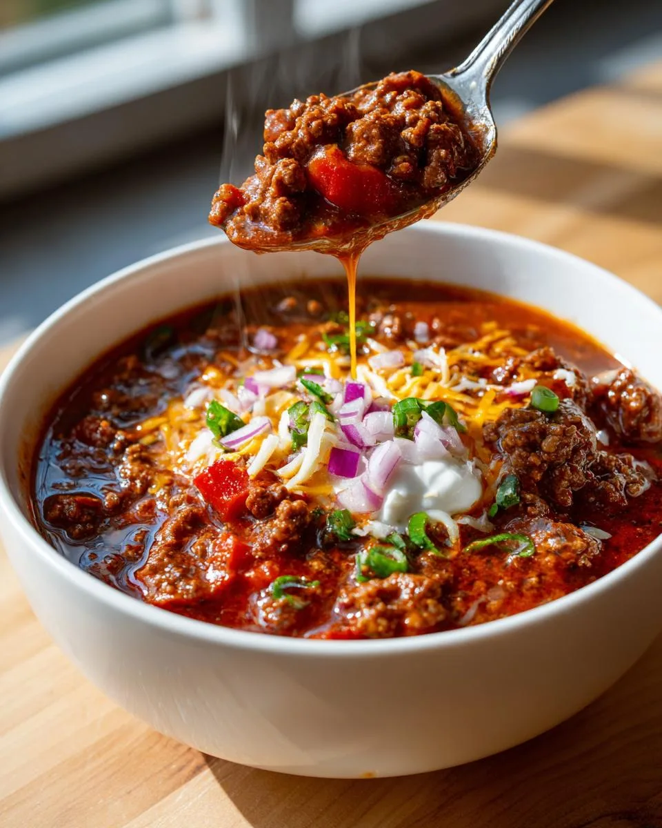 Copycat Texas Roadhouse Chili - detail 3