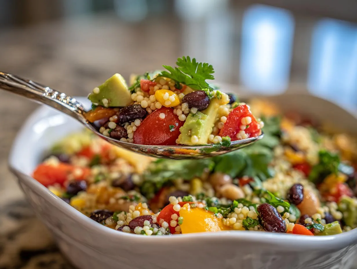 5-Star Cowboy Caviar Couscous Salad Recipe – Bold & Fresh!