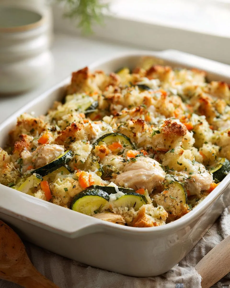 Creamy Chicken Zucchini Casserole - detail 2