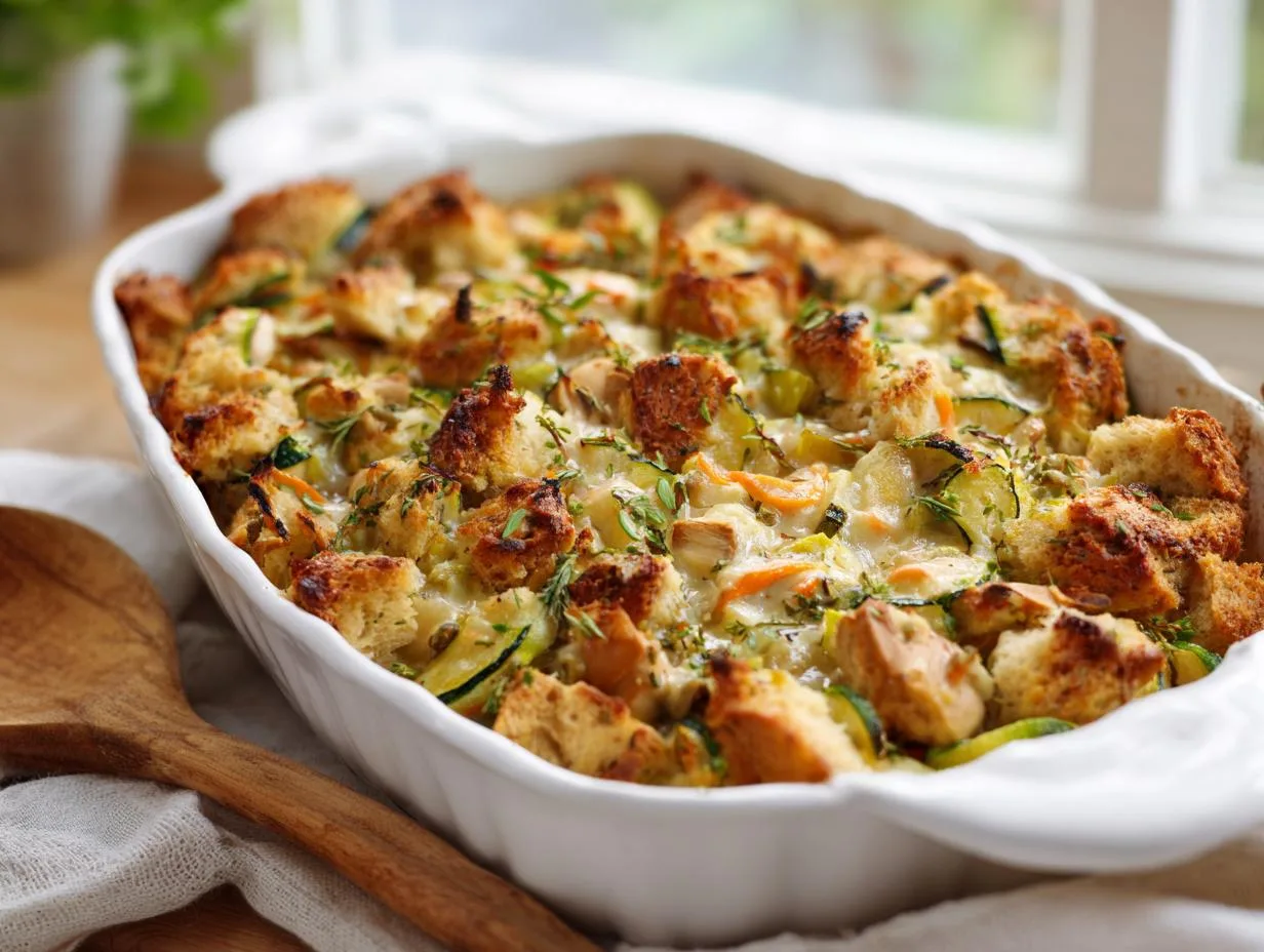 Creamy Chicken Zucchini Casserole Comforts Dinner in 40 Minutes