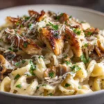 Creamy Chicken and Mushroom Pasta