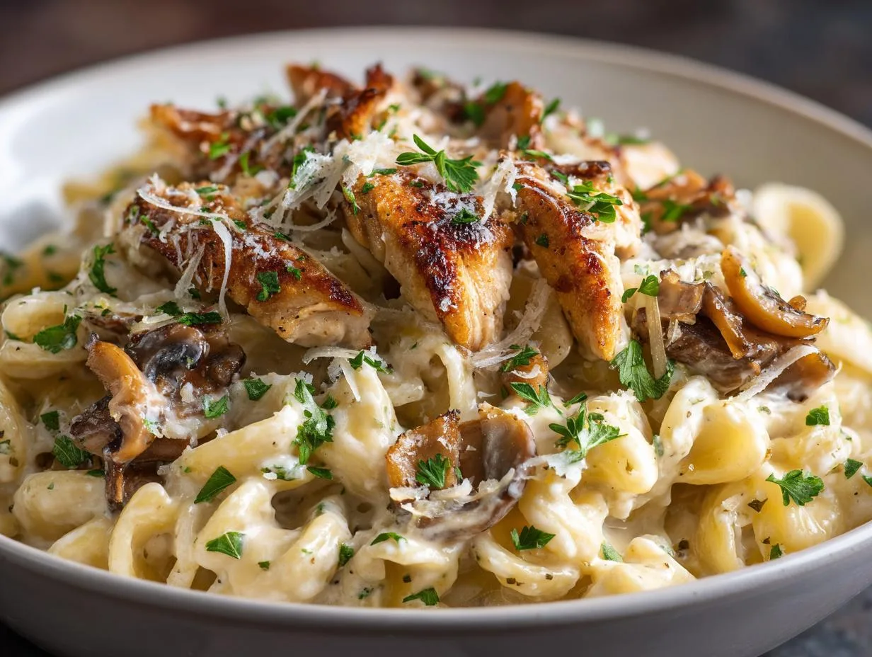 Irresistible Creamy Chicken and Mushroom Pasta Recipe
