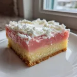 Creamy Rhubarb Custard Bars Recipe