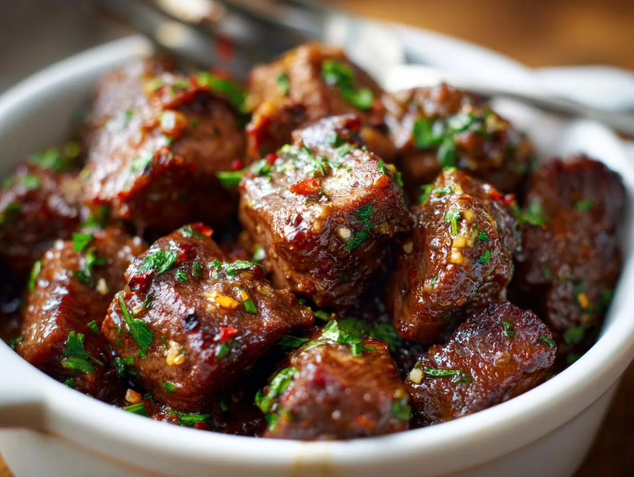 Crockpot Garlic Butter Steak Bites – Unbelievably Tender Every Time
