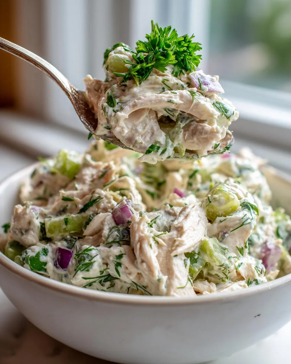Dill Pickle Protein Chicken Salad - detail 3