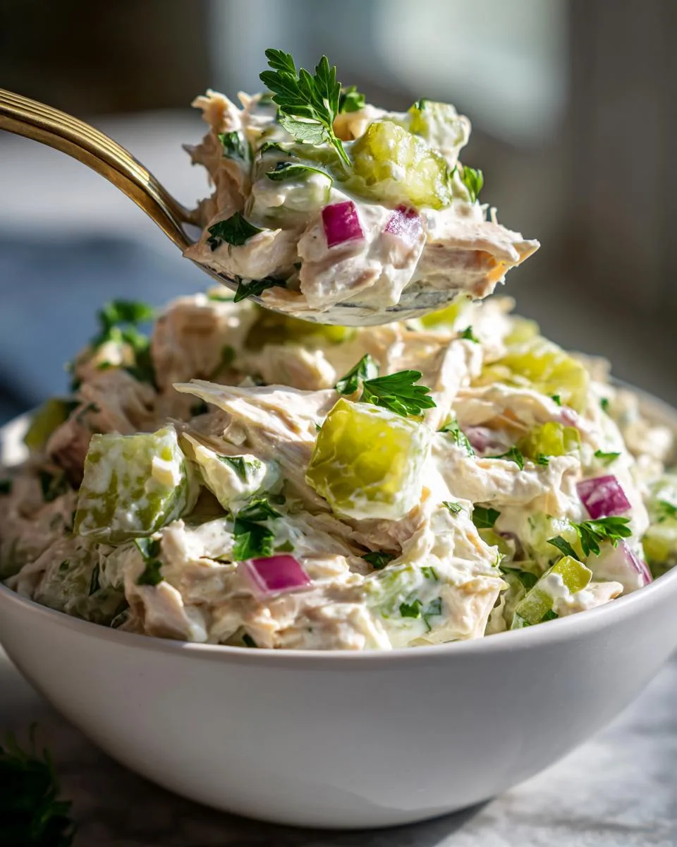 Dill Pickle Protein Chicken Salad - detail 4