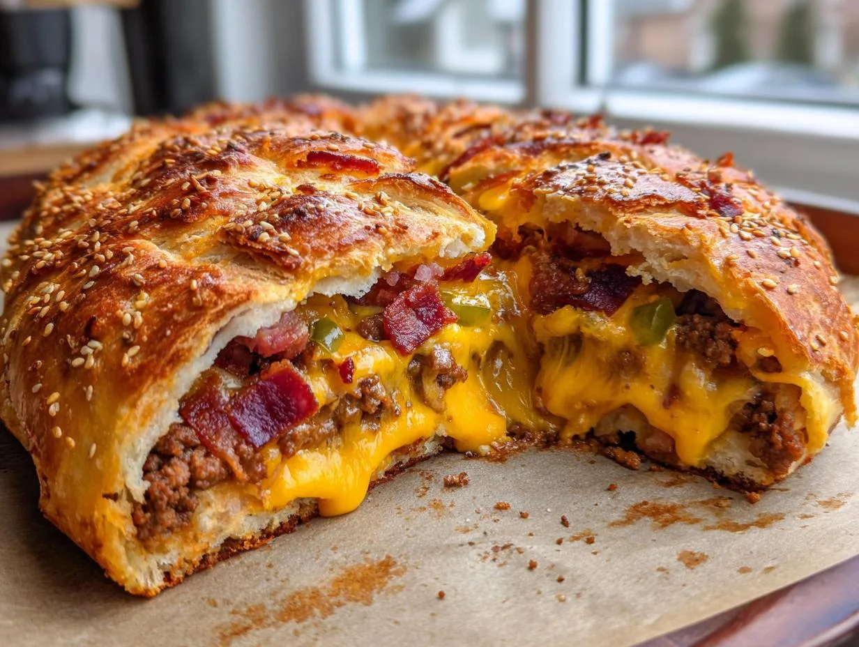 5-Star Easy Cheeseburger Garbage Bread Your Family Will Devour – Try Tonight!