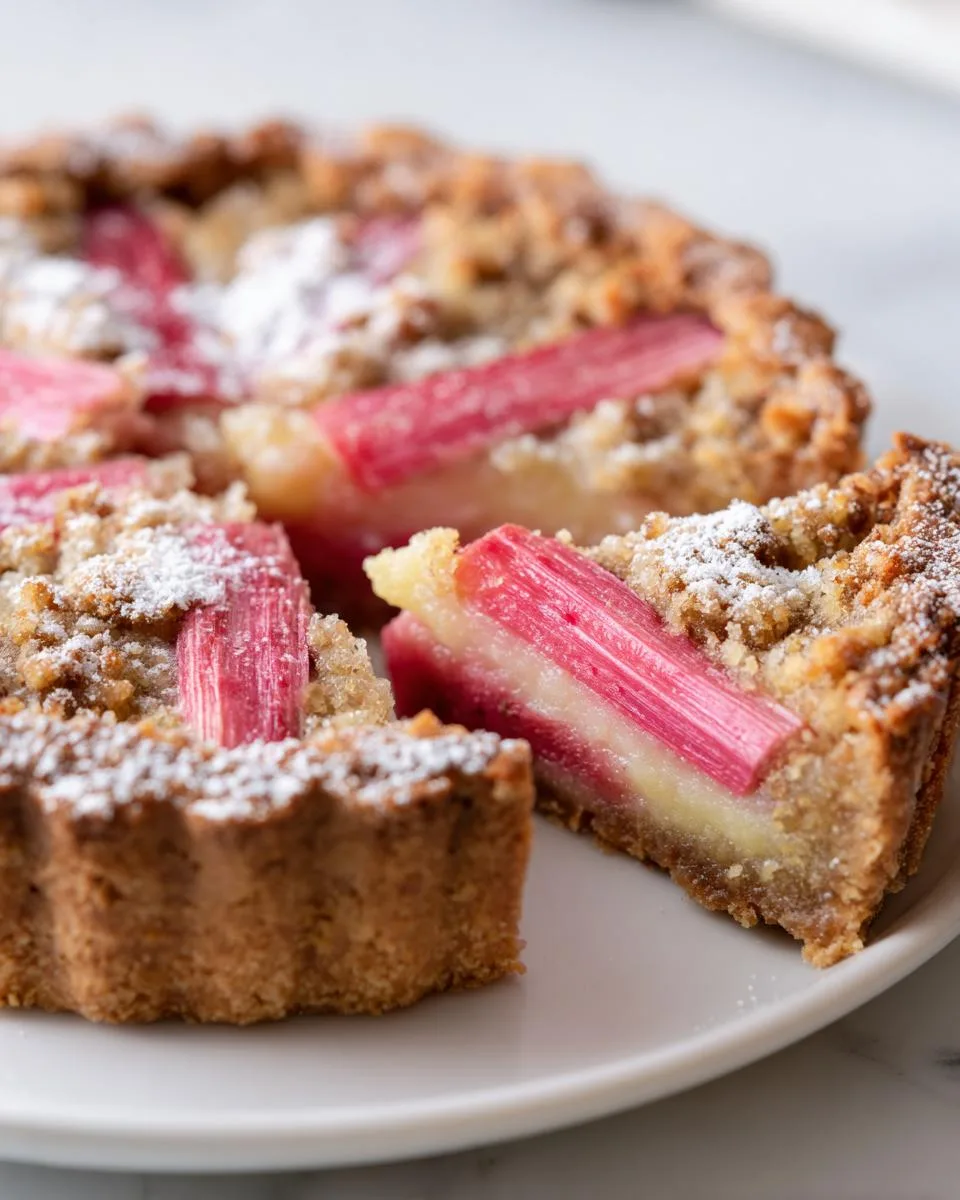 Easy Classic Rhubarb Tart - detail 3