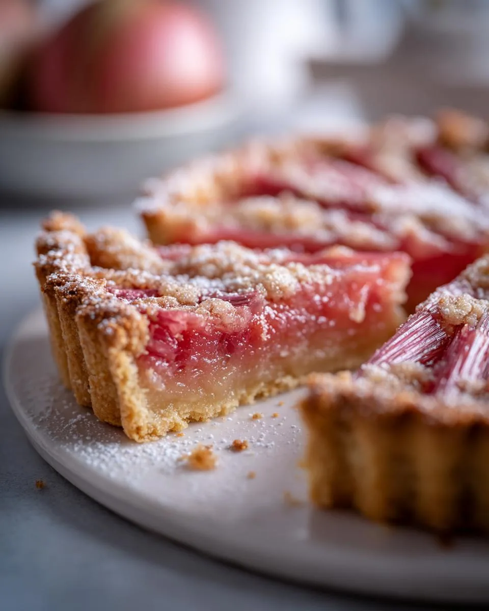 Easy Classic Rhubarb Tart - detail 4