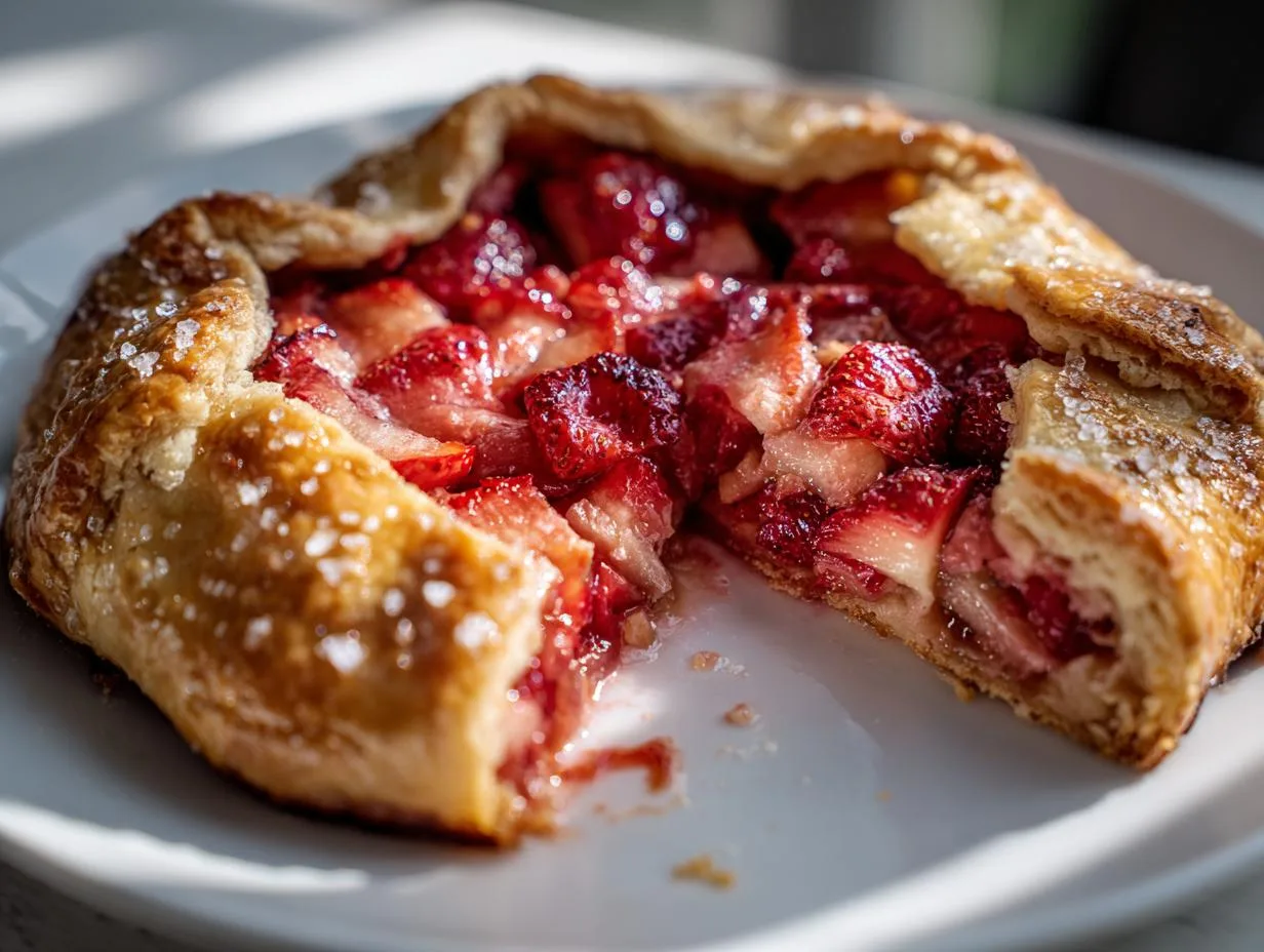 Irresistible Easy Strawberry Rhubarb Galette in 6 Simple Steps