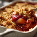 Fresh Strawberry Rhubarb Cobbler