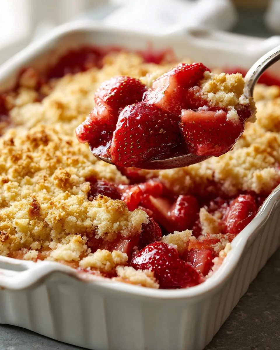 Fresh Strawberry Rhubarb Cobbler - detail 2