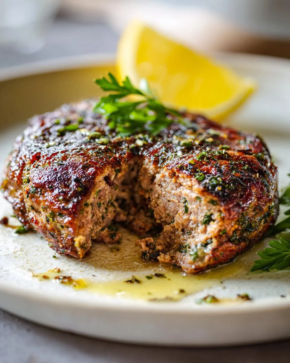 Greek Bifteki Burger Recipe - detail 2
