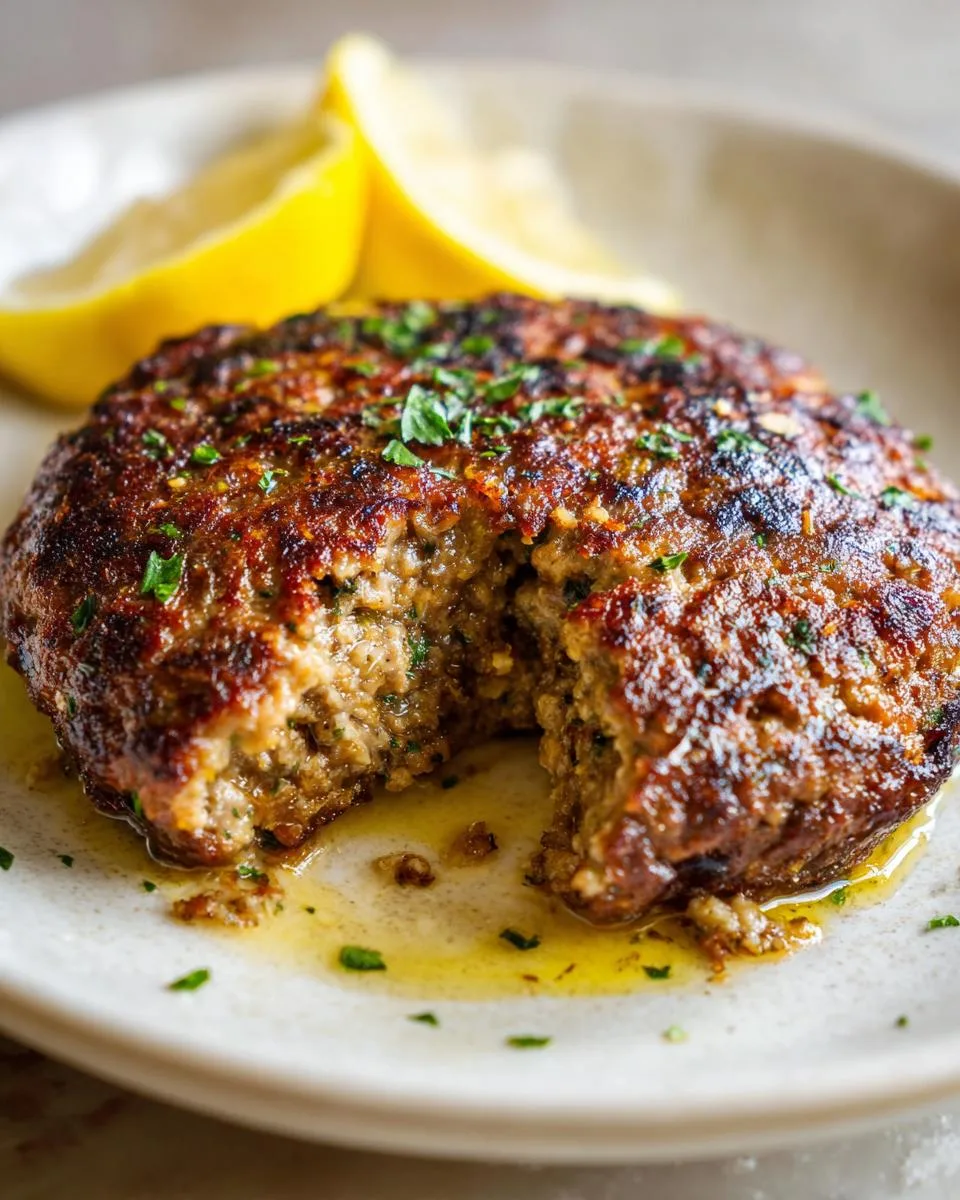 Greek Bifteki Burger Recipe - detail 3