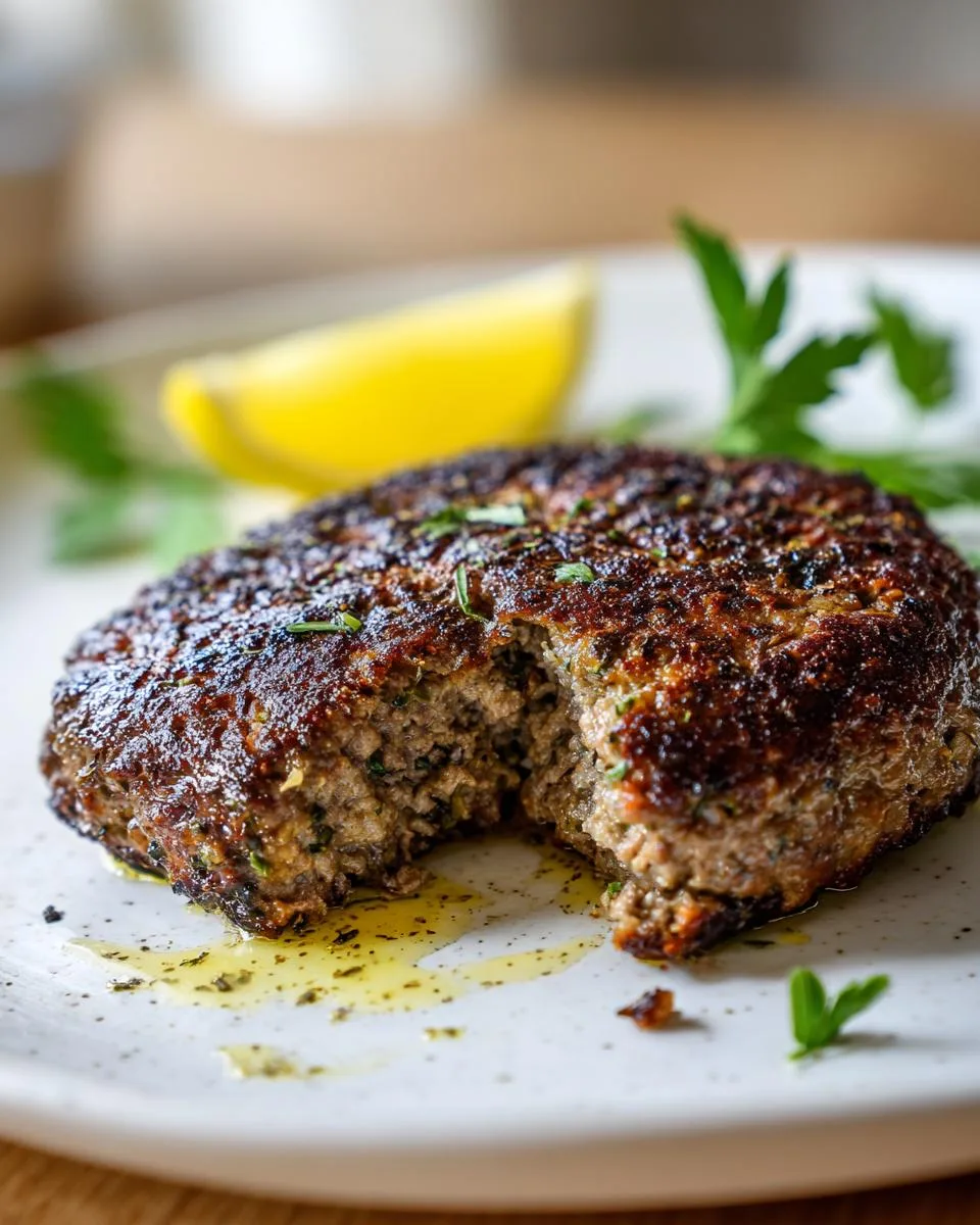 Greek Bifteki Burger Recipe - detail 4