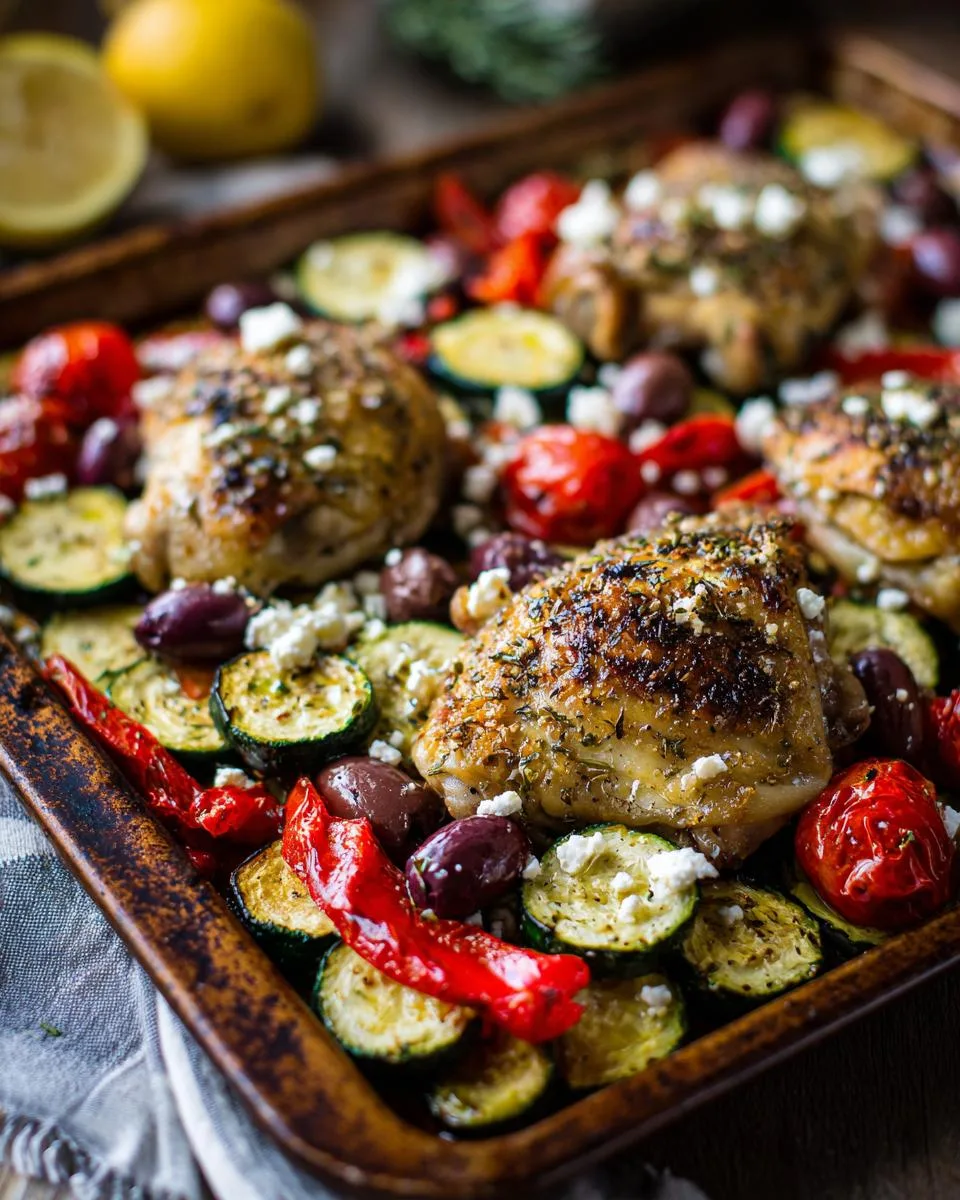 Greek Chicken Sheet Pan Dinner - detail 4