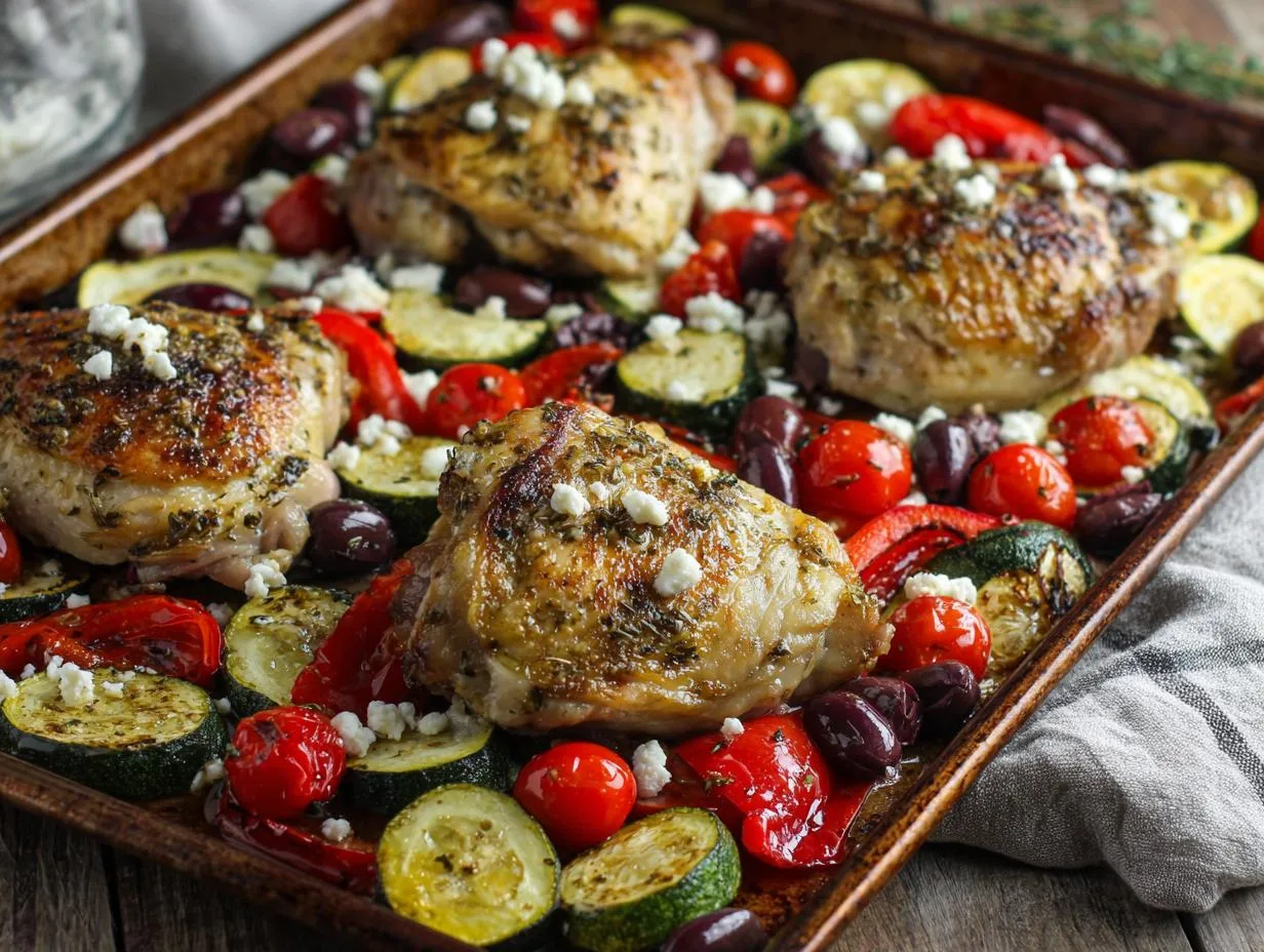 5-Irresistible Greek Chicken Sheet Pan Dinner Secrets!