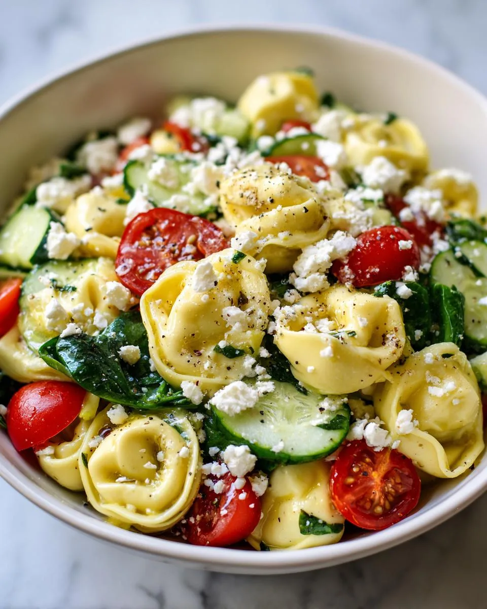 Greek Tortellini Pasta Salad Recipe - detail 2
