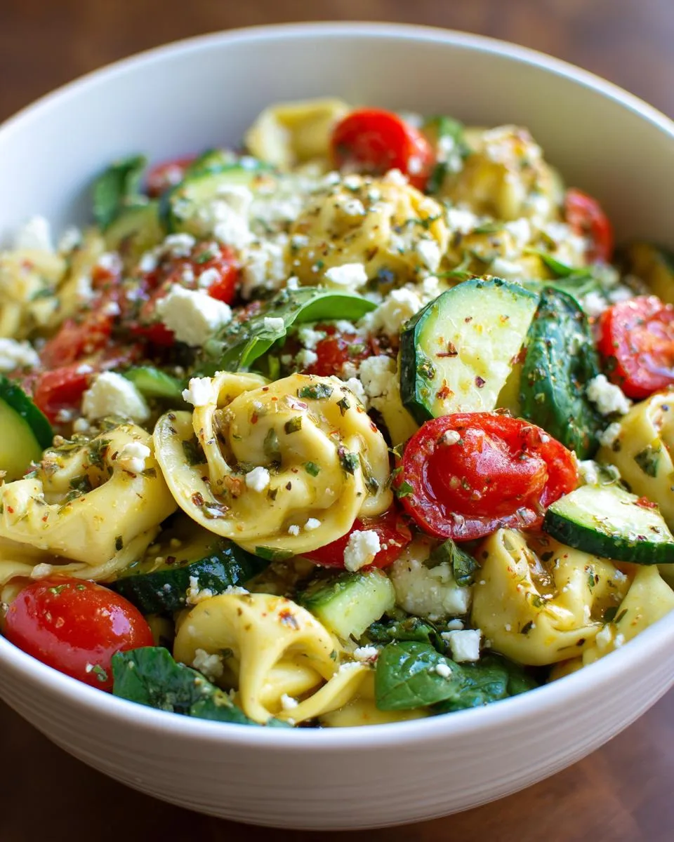 Greek Tortellini Pasta Salad Recipe - detail 3