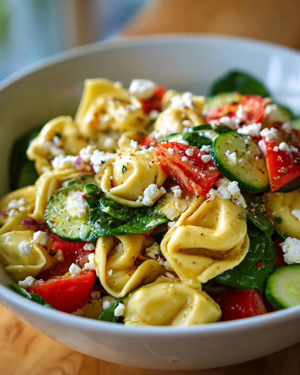 Greek Tortellini Pasta Salad Recipe - detail 4