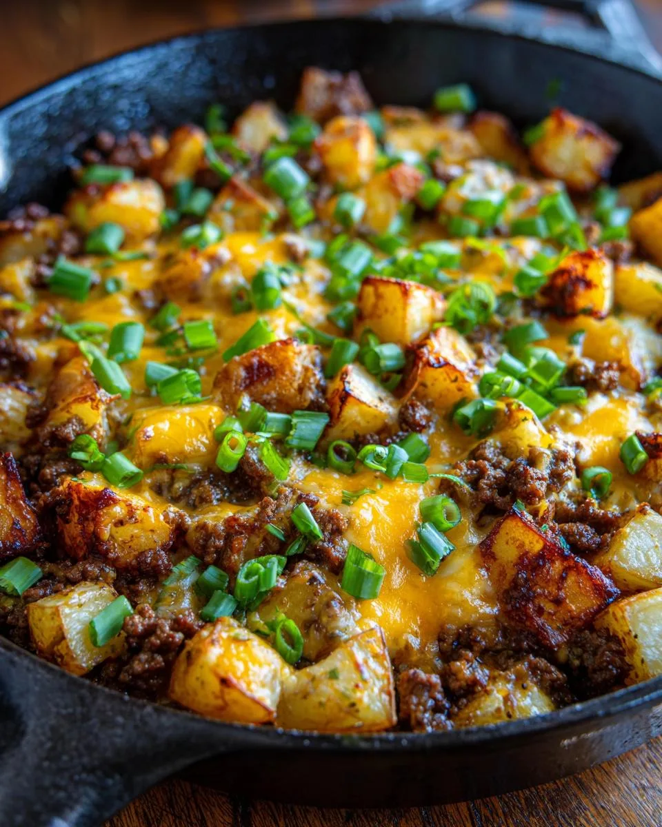 Ground Beef and Potato Skillet - detail 2