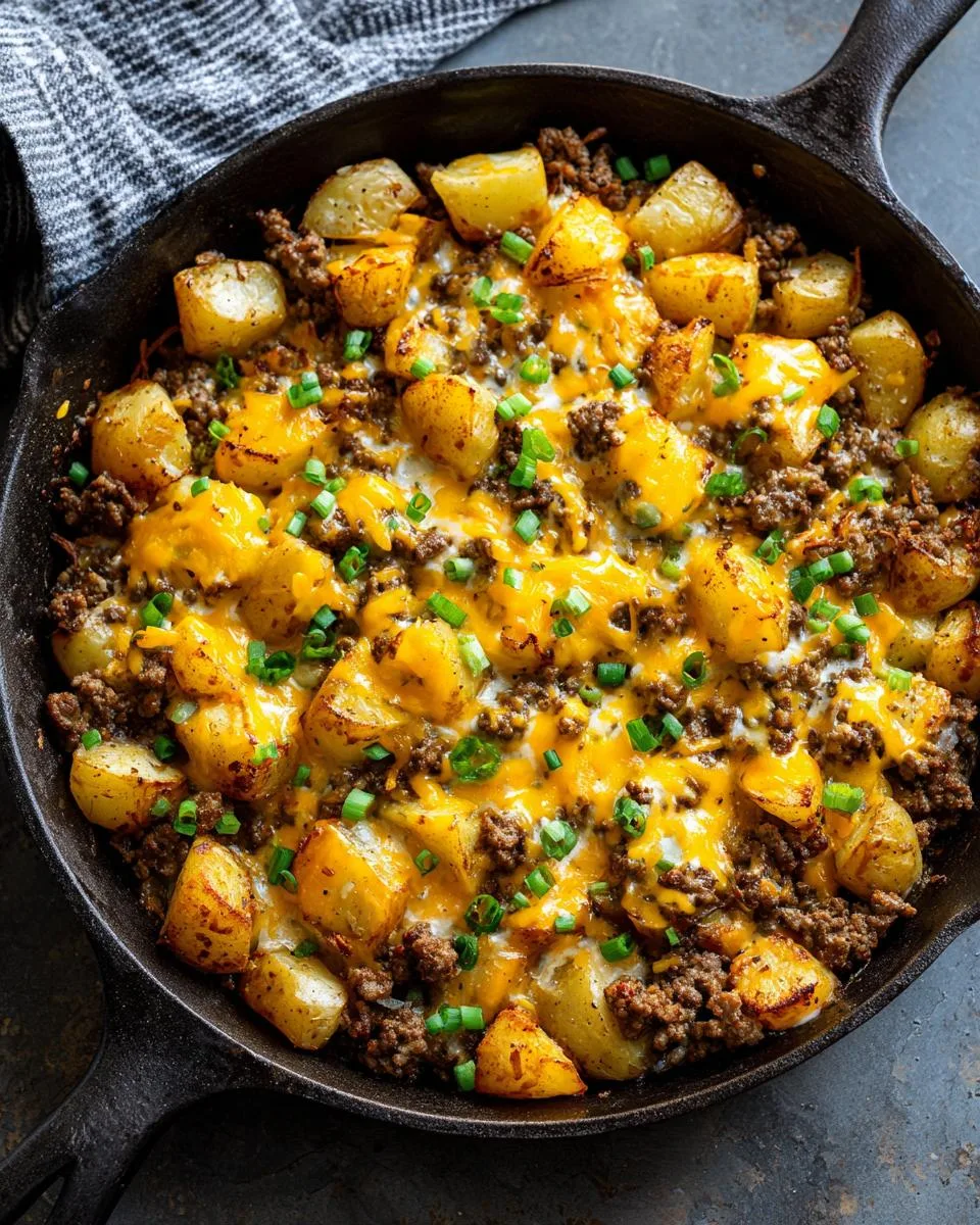 Ground Beef and Potato Skillet - detail 3
