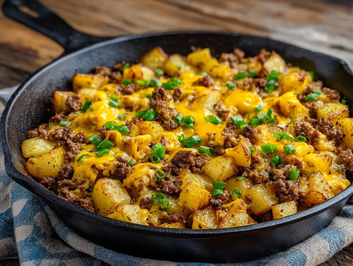 3 Secrets to the Perfect Ground Beef and Potato Skillet