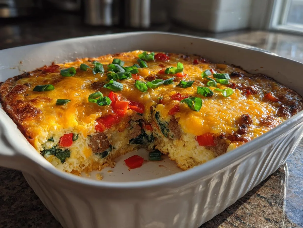 Easy 10-Ingredient Hashbrown Egg Breakfast Casserole Everyone Craves