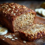 Healthy Banana Oat Bread