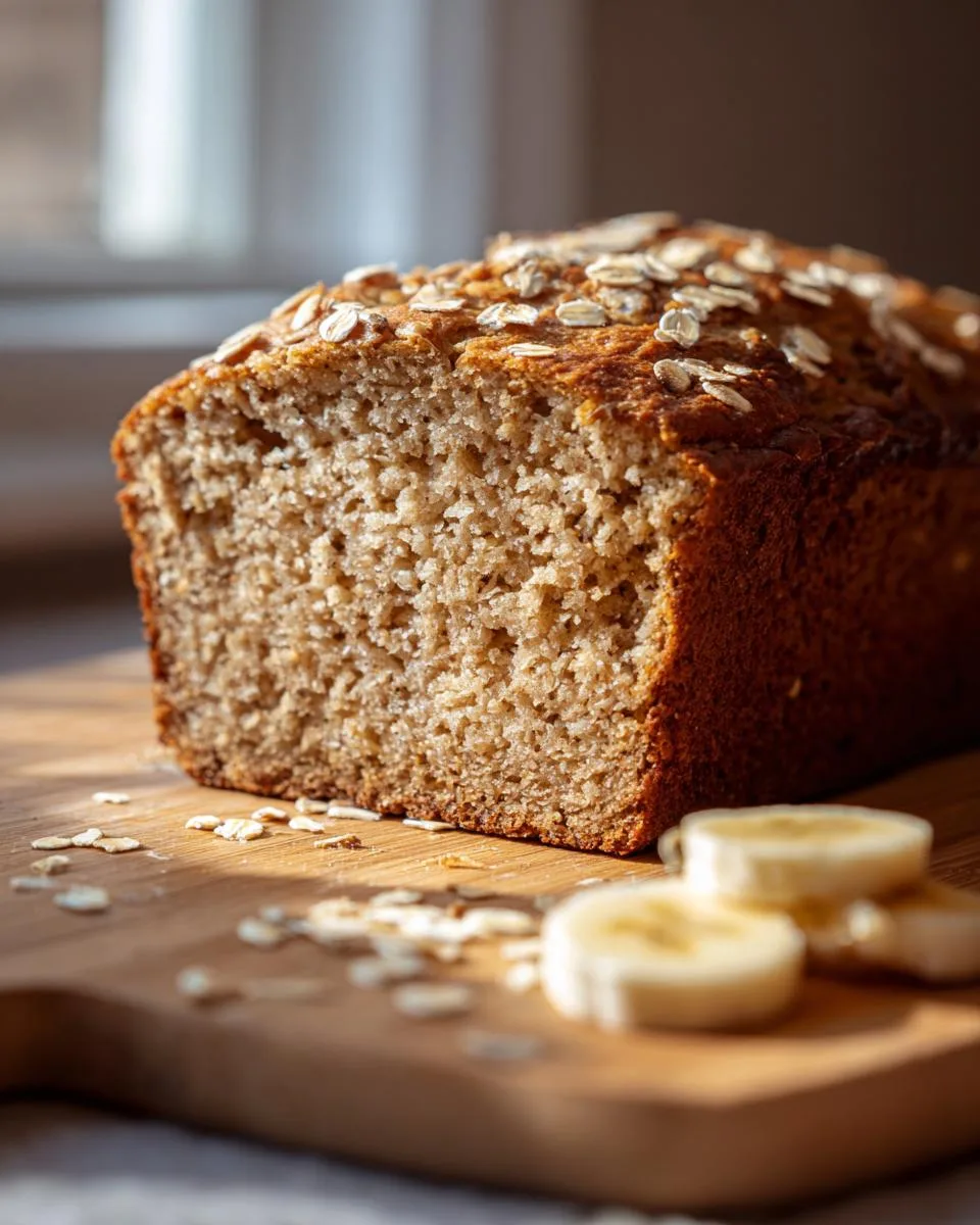Healthy Banana Oat Bread - detail 4