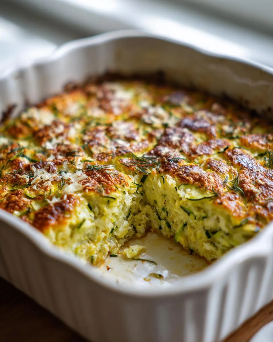 Herbed Dilly Zucchini Casserole - detail 2